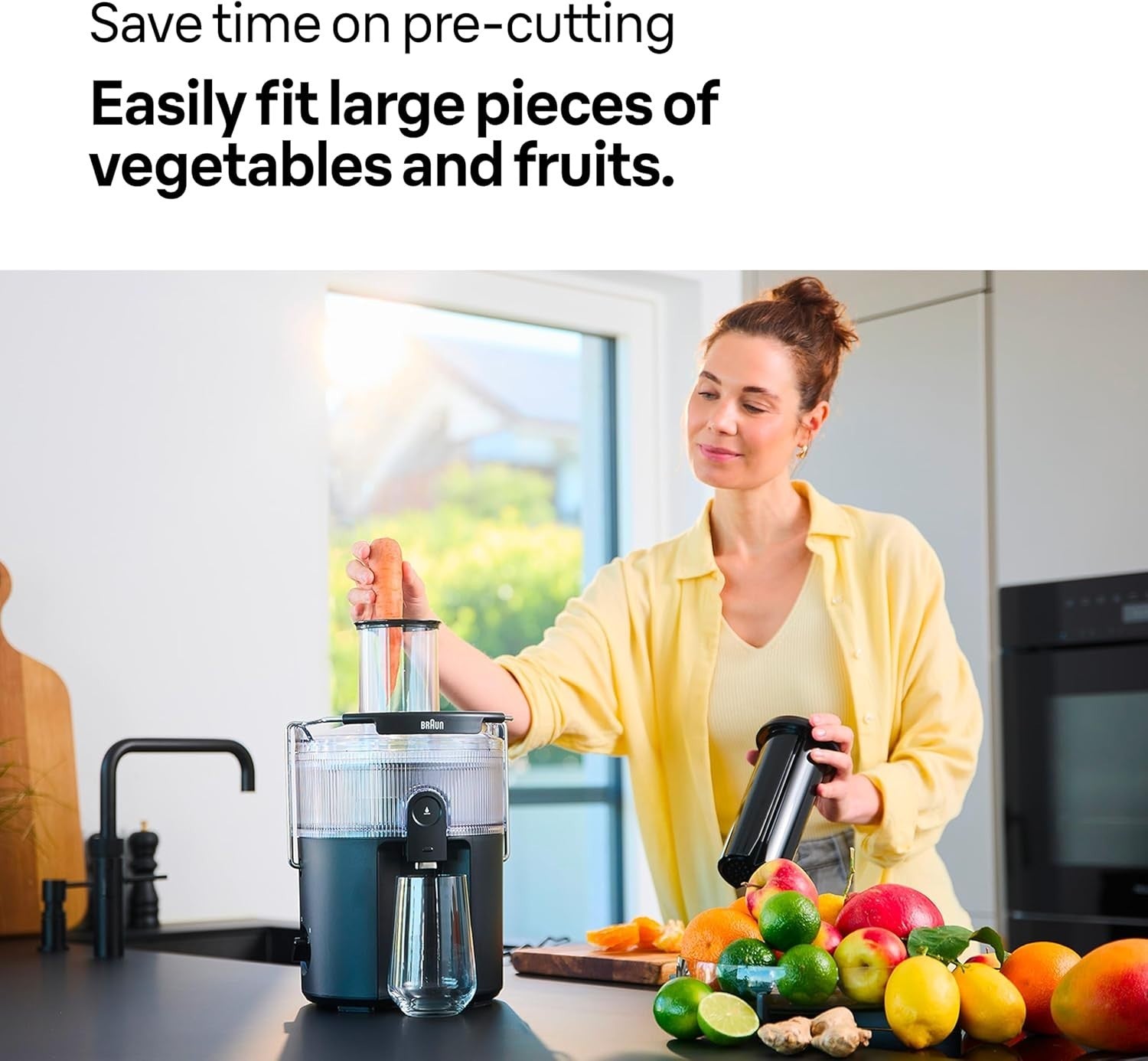 Fast Cold Press Juicer 75mm Feed Tube 800W Anti-Drip 1.5L Pulp