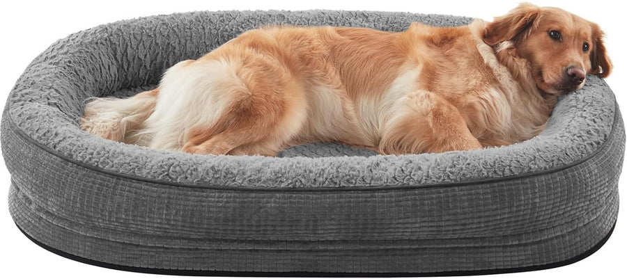 XXL Orthopedic Memory Foam Dog Bed 122x89x19cm Washable