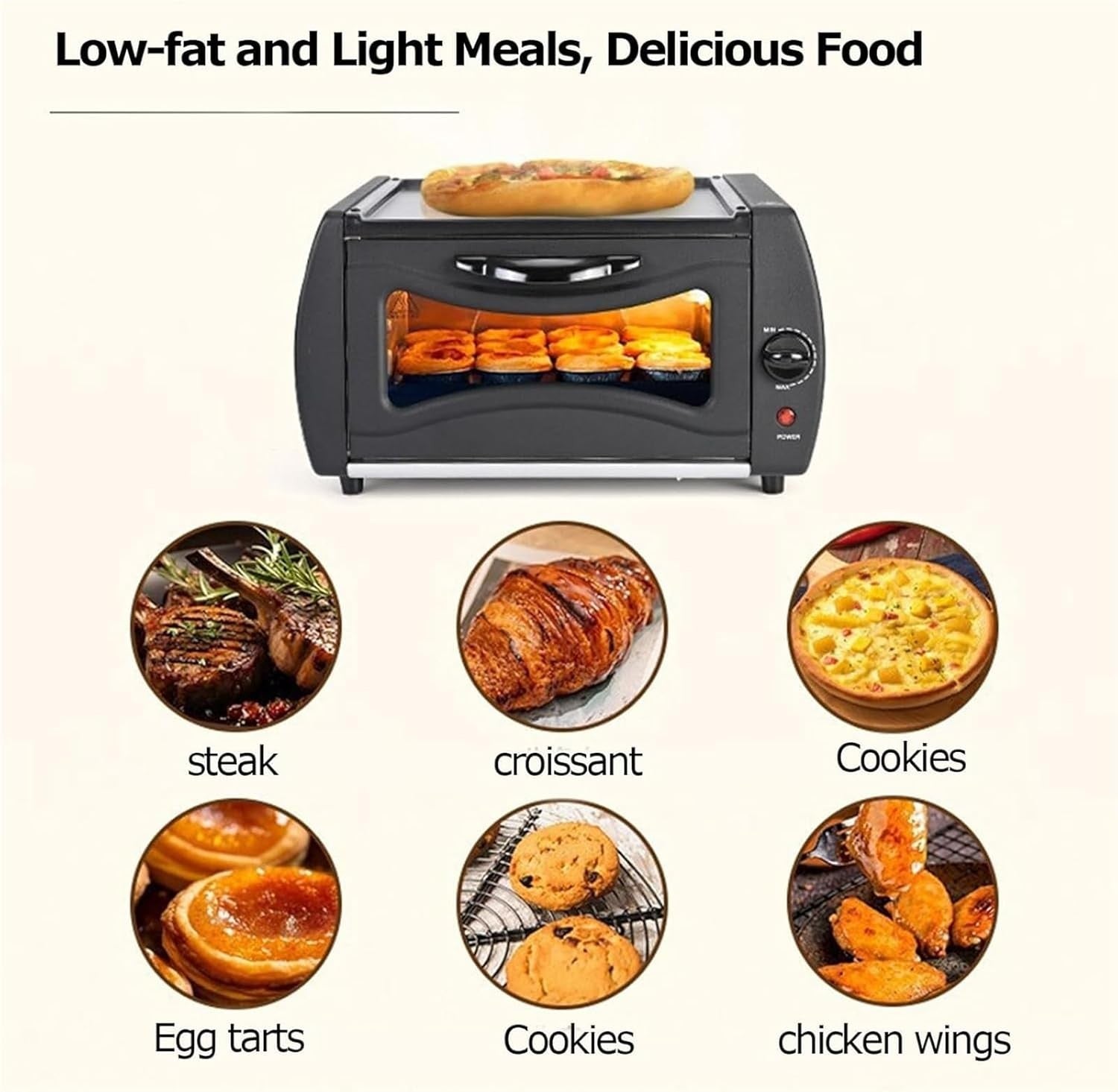 Electric Pizza Oven 15L Indoor Tandoor | Roti Naan Chapati Maker Temp Control
