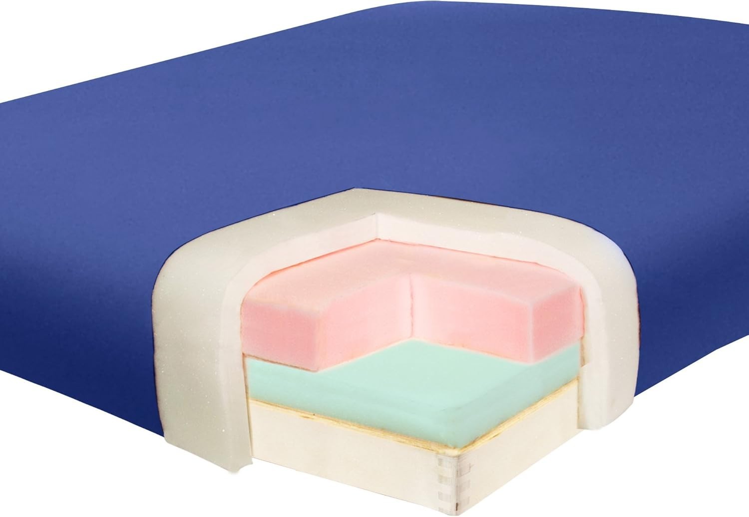 71cm Portable Massage Table | Pro Montclair Spa Bed w/ Memory Foam Imperial Blue