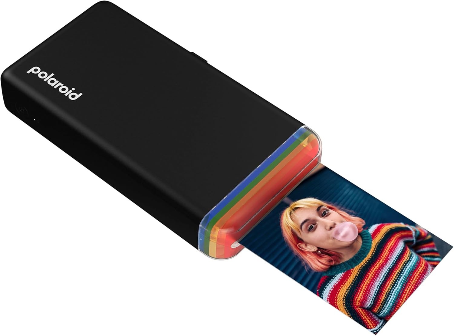 Bluetooth Pocket Photo Printer Portable 2x3 Dye Sublimation Black