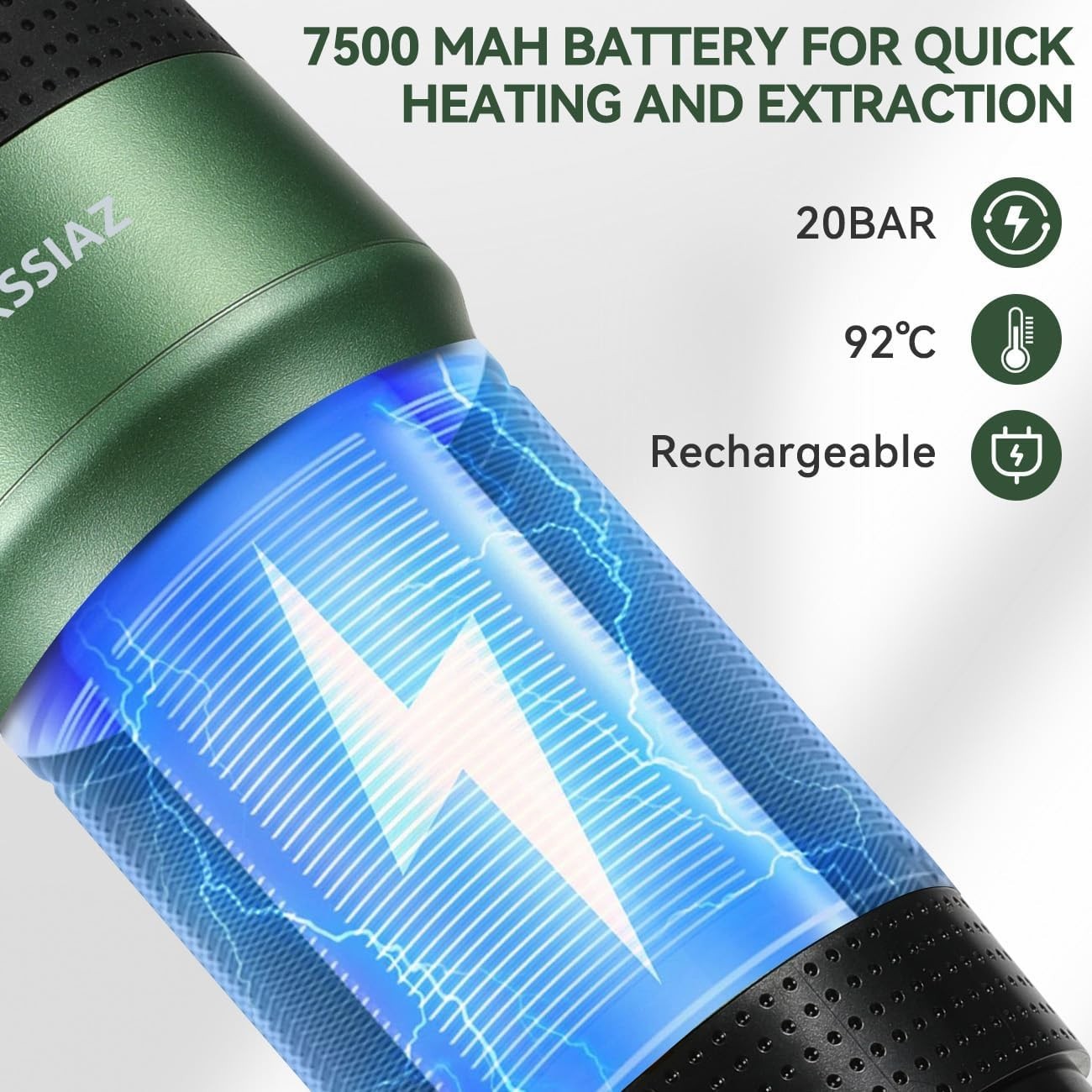 Portable Electric Espresso Maker 20Bar Self-Heating USB-C Travel Mini Machine