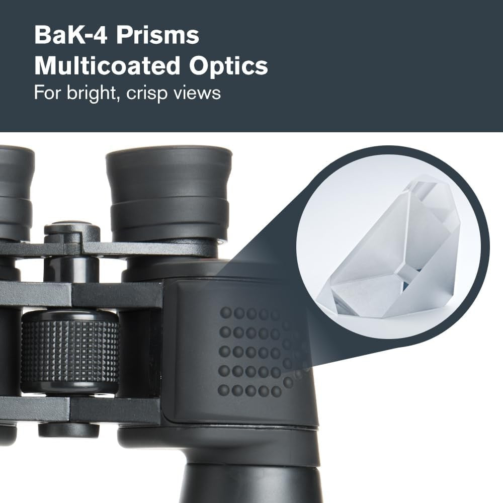 20x80 High Power Binoculars Long Range HD Optics Astronomy Low Light Viewing