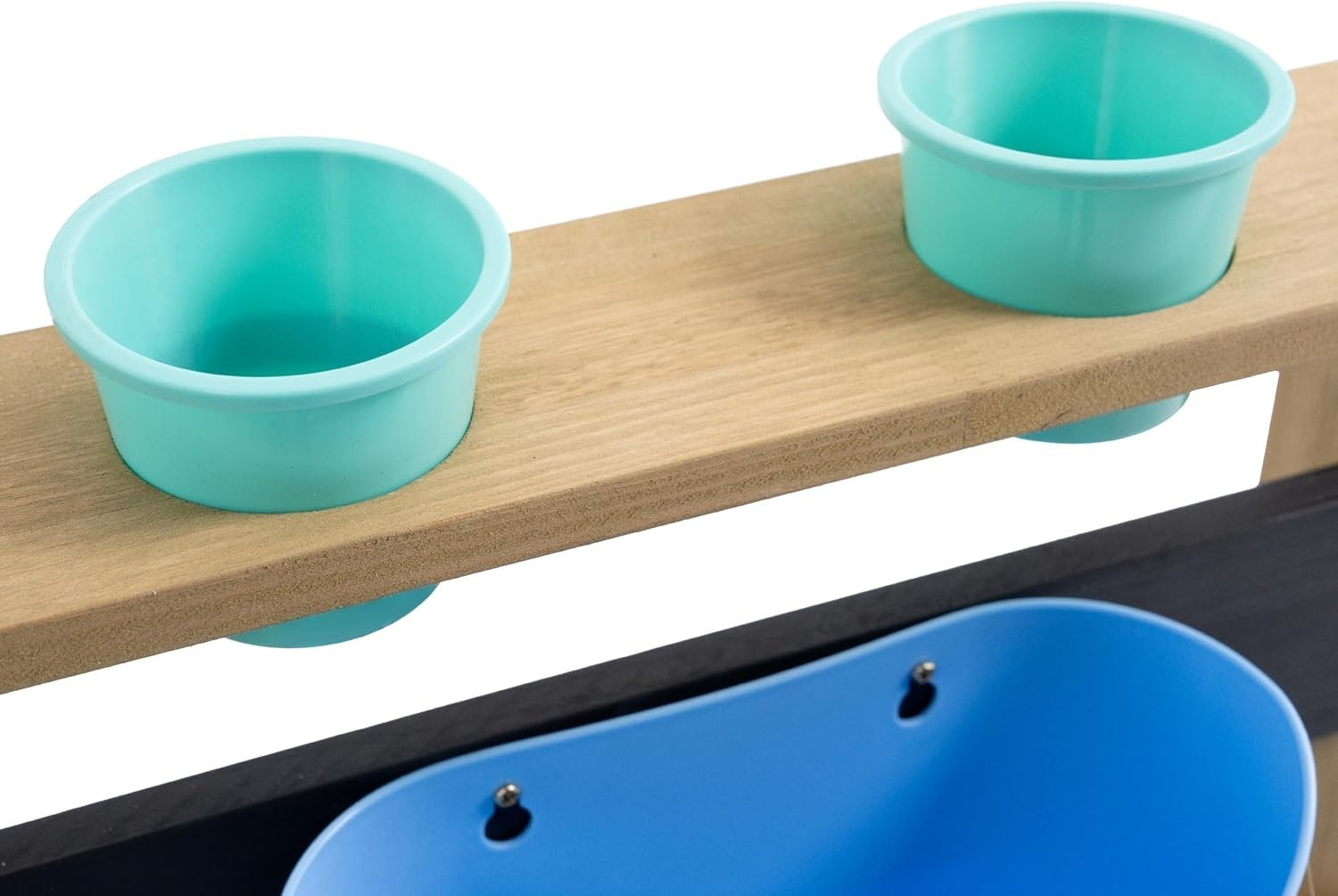 Wooden Mud Kitchen Outdoor Playset w/ Sink Utensils Garden Toy