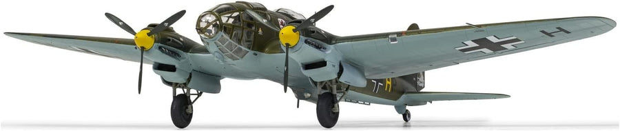 1:72 He111P-2 WWII Bomber Model Kit • Detailed Plane Set • 151 Parts