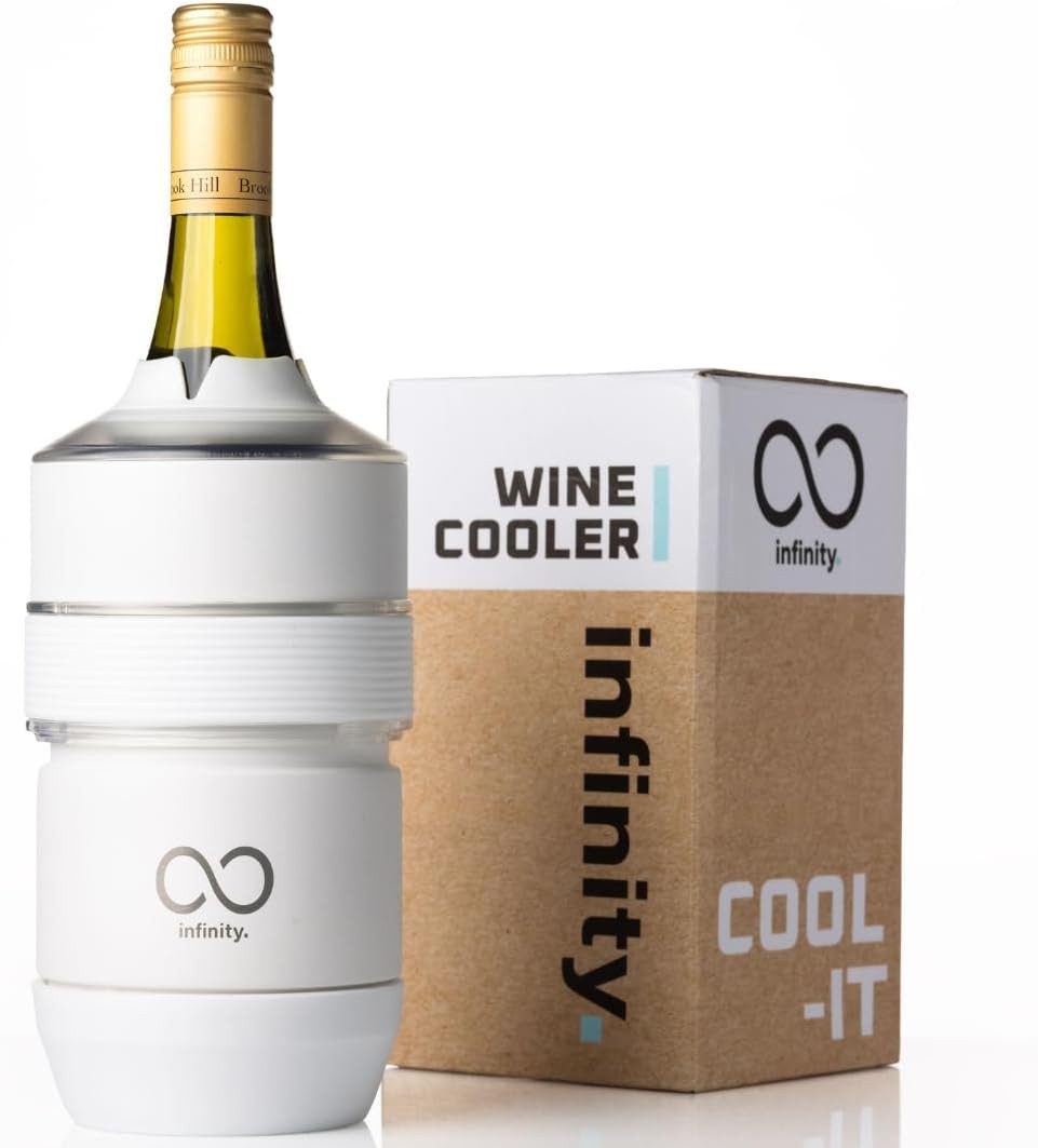 Wine Bottle Cooler Sleeve Adjustable Vacuum Insulated Chill Holder