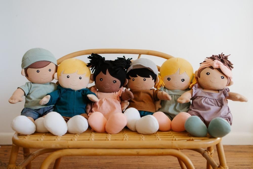 12.5in Organic Soft Baby Doll Hypoallergenic Non Toxic Eco Friendly Plush