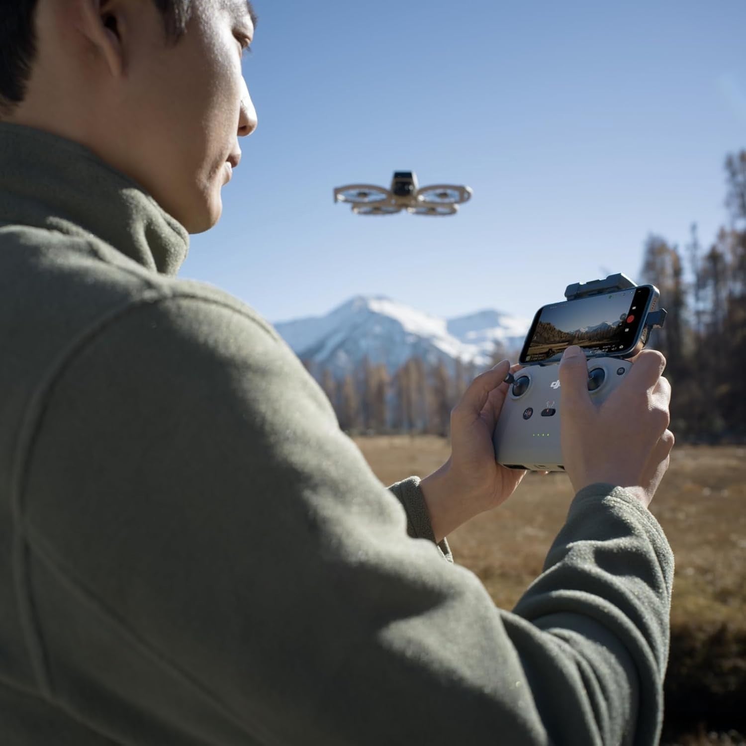DJI Flip 4K Drone with RC-N3 Controller, 31-Min Flight, Palm Takeoff