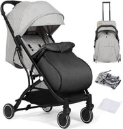 Lightweight Baby Stroller One-Hand Fold Compact Travel Buggy From Birth 15kg