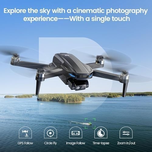 4K Drone with 2-Axis Gimbal, GPS Quadcopter, Follow Me, 26-Min Flight