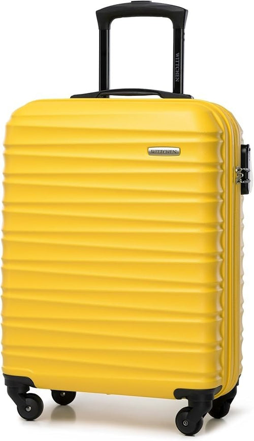 Cabin Carry On Suitcase Lightweight Hard Case 4 Wheels Lock