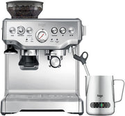 Barista Coffee Machine 2L Bean Grinder 15-Bar Pump Steam Wand Stainless