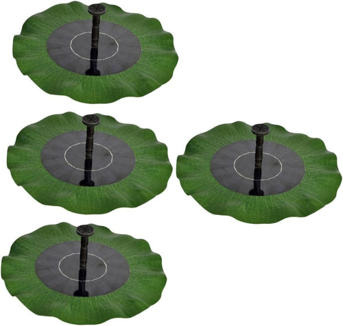 4x Solar Bird Bath Fountain Garden Water Feature Floating Energy-Saving Set