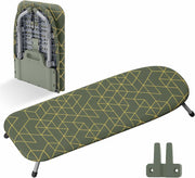 Tabletop Ironing Board Foldable Wall Mount Mini Space Saving Green