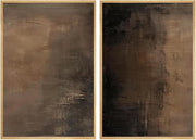 Earth Tone Abstract Wall Art Set 50x75cm Boho Prints