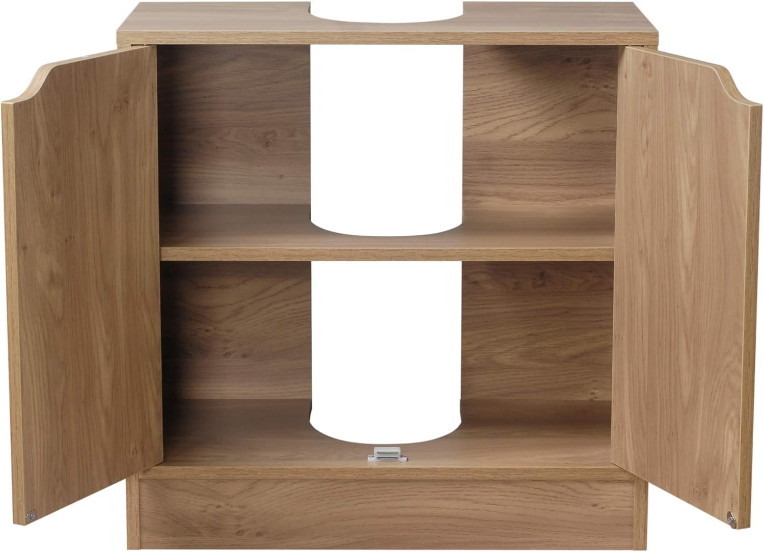 Oak Bathroom Sink Cabinet Unit Under Basin Cupboard Storage Furniture