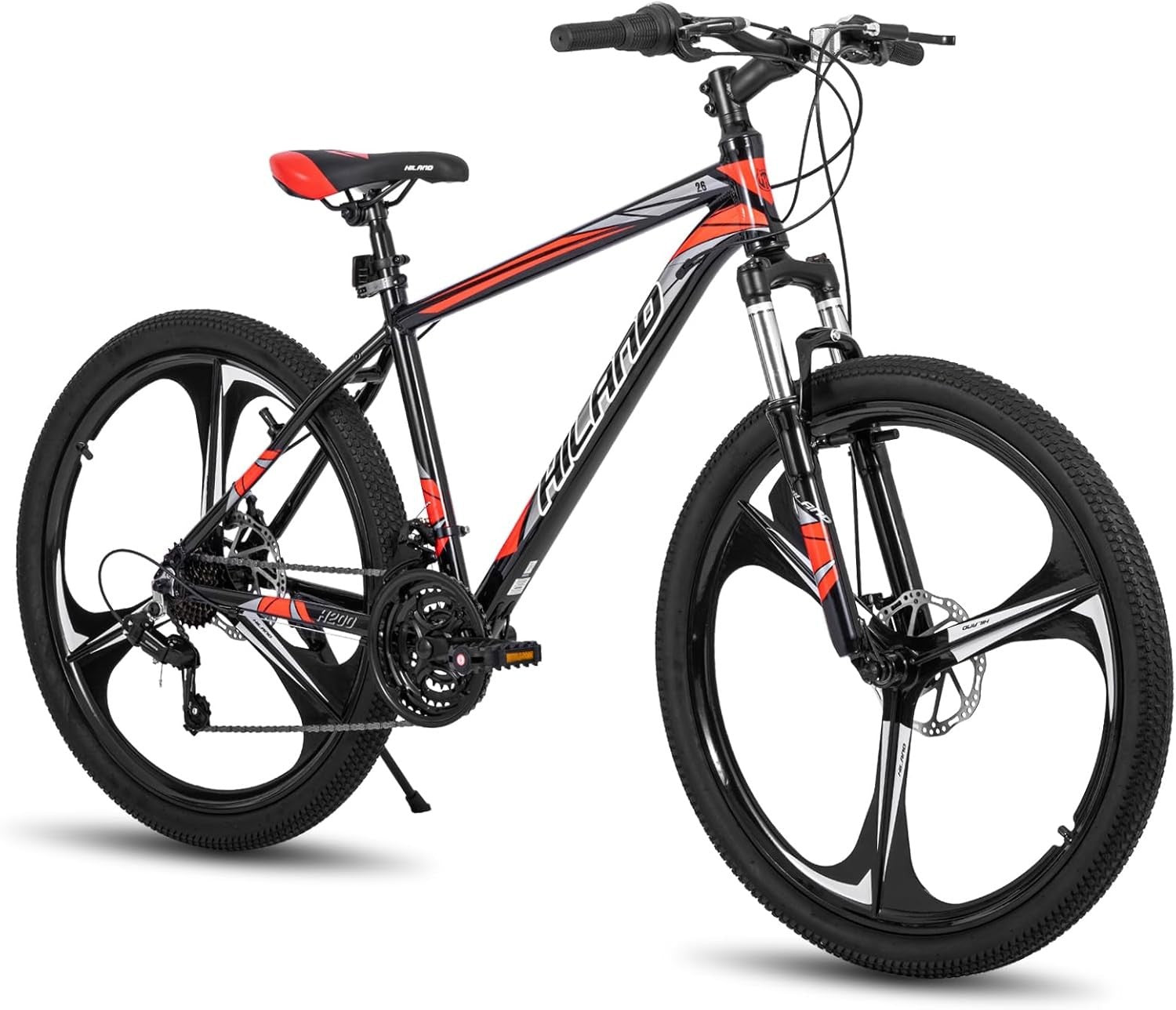 26” Mountain Bike 21-Speed Disc Brake Aluminum Frame Off-Road Ready