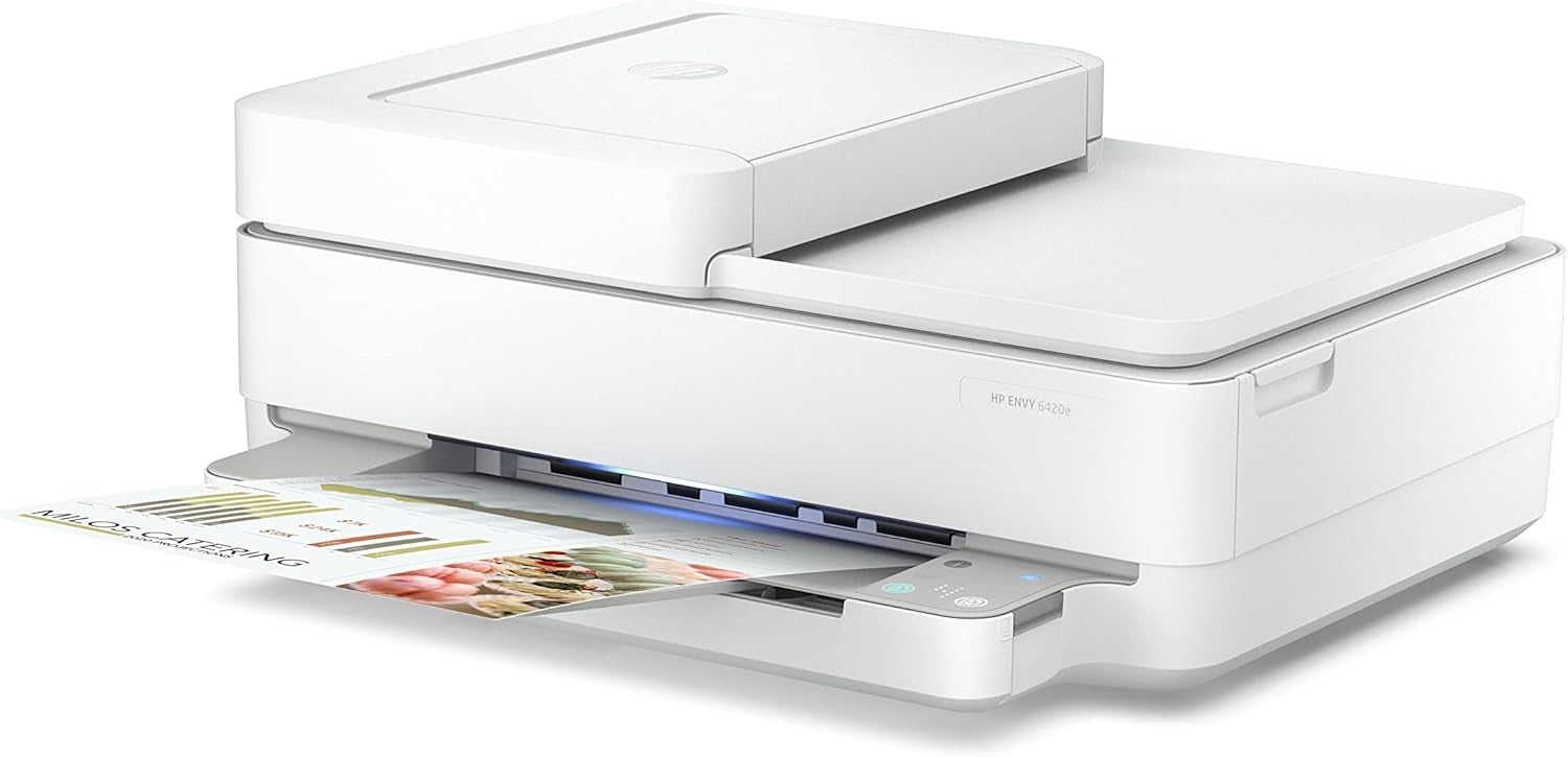 White All-in-One Colour Laser Printer WiFi Duplex | Fast 21ppm A4 Scanner