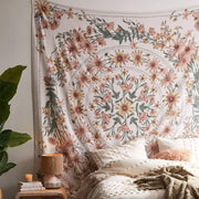 Beige Boho Mandala Tapestry 150x170cm Wall Hanging Decor