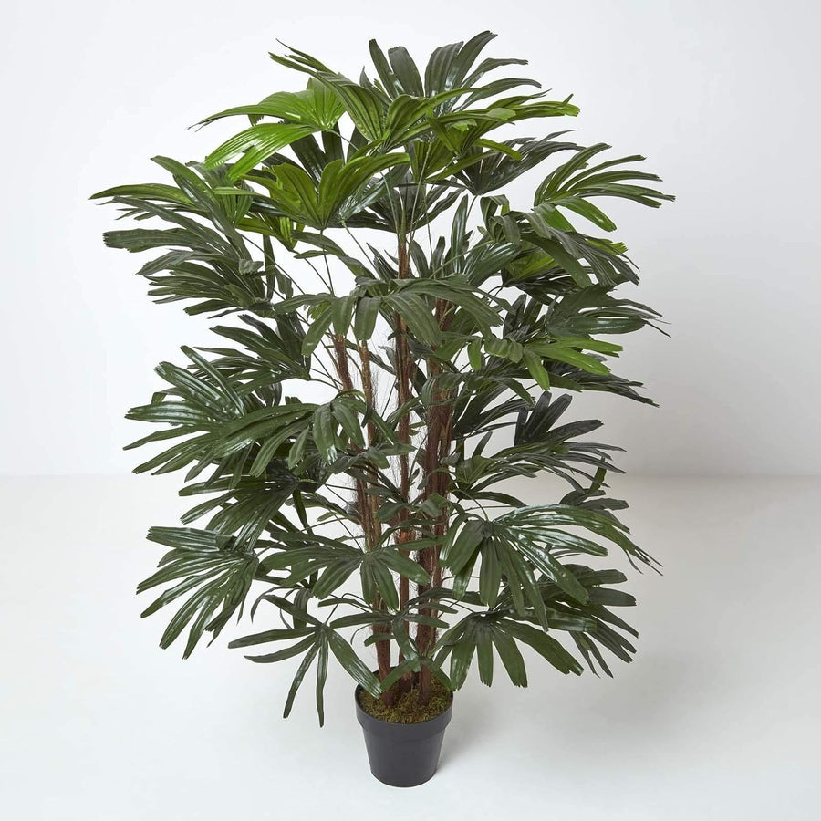 150cm Large Artificial Palm Tree with Faux Wood Trunk Indoor Decoration Home