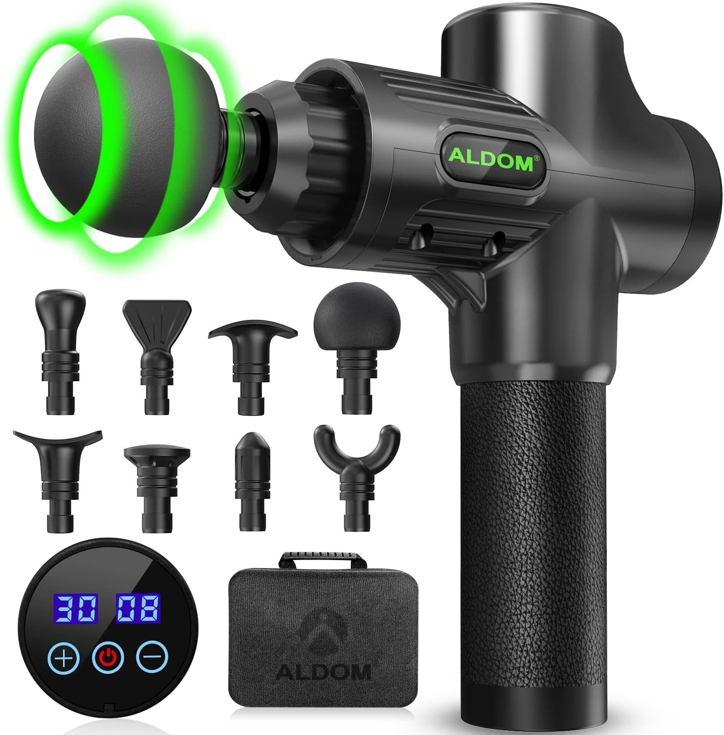 Deep Tissue Massage Gun 30 Speed Levels Quiet Percussion Muscle Recovery