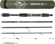 Smuggler 5 Travel Fishing Rod – Super Compact, Spin & Fresh/Saltwater