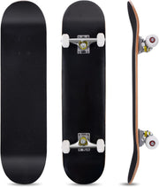 31" Complete Skateboard Maple Double Kick Trick Board ABEC-7 Wheels Adults Kids