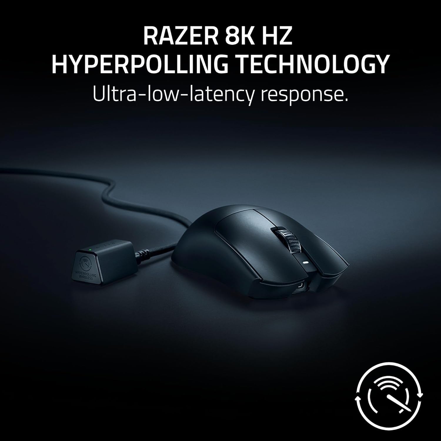 Ultra Light Wireless Esports Mouse 35K DPI 8K Polling Pro Gaming Precision