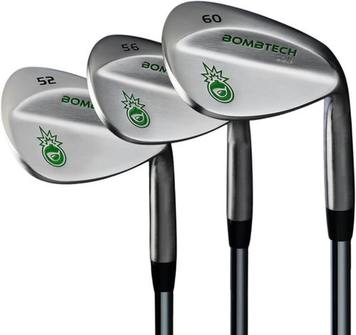 Golf Wedge Set 52 56 60 Degree Oversized Max Spin Forgiving Steel Right