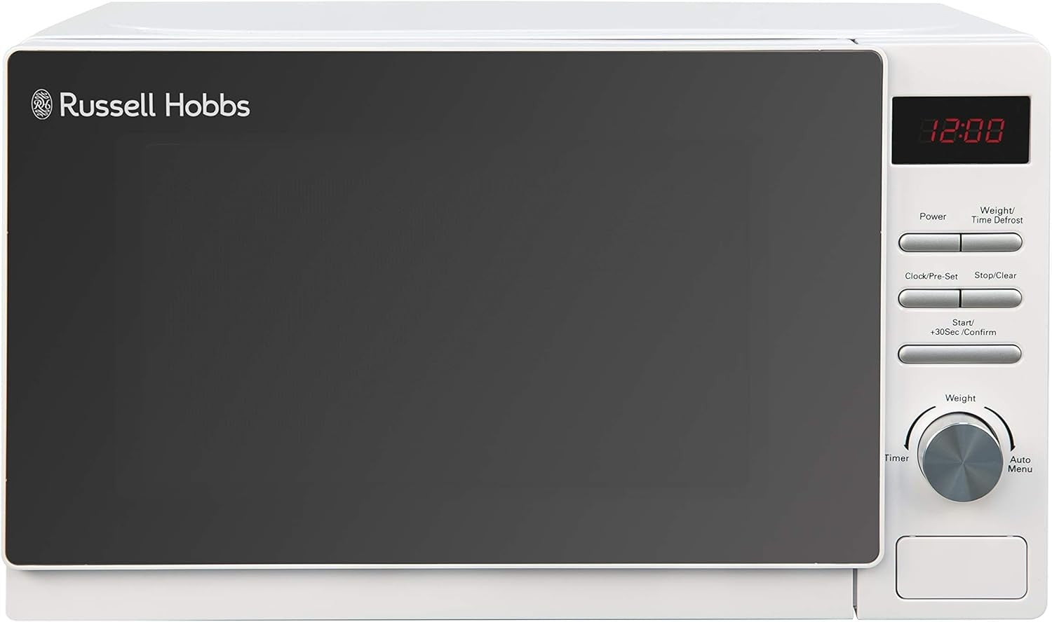 20L Digital Microwave 800W Solo 5 Power Levels Auto Defrost White