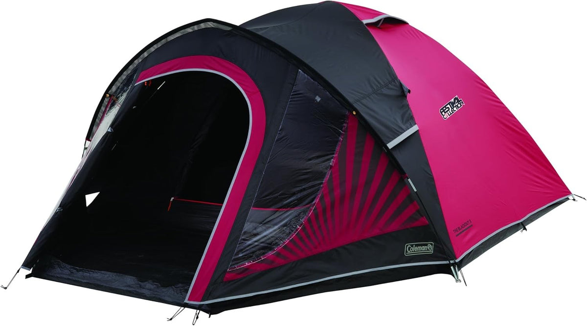 3-4 Man Blackout Festival Camping Tent 100% Waterproof Dome