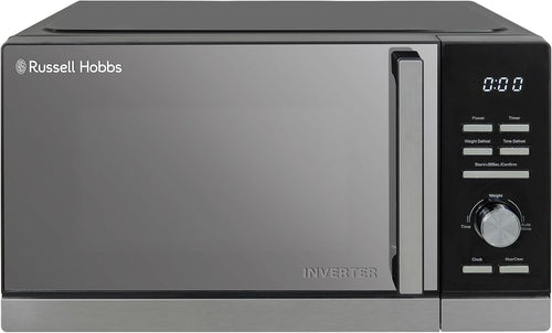 25L Digital Inverter Microwave 900W 8 Auto Cook Black LED