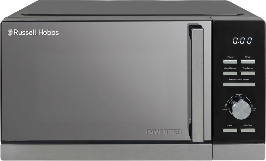 25L Digital Inverter Microwave 900W 8 Auto Cook Black LED