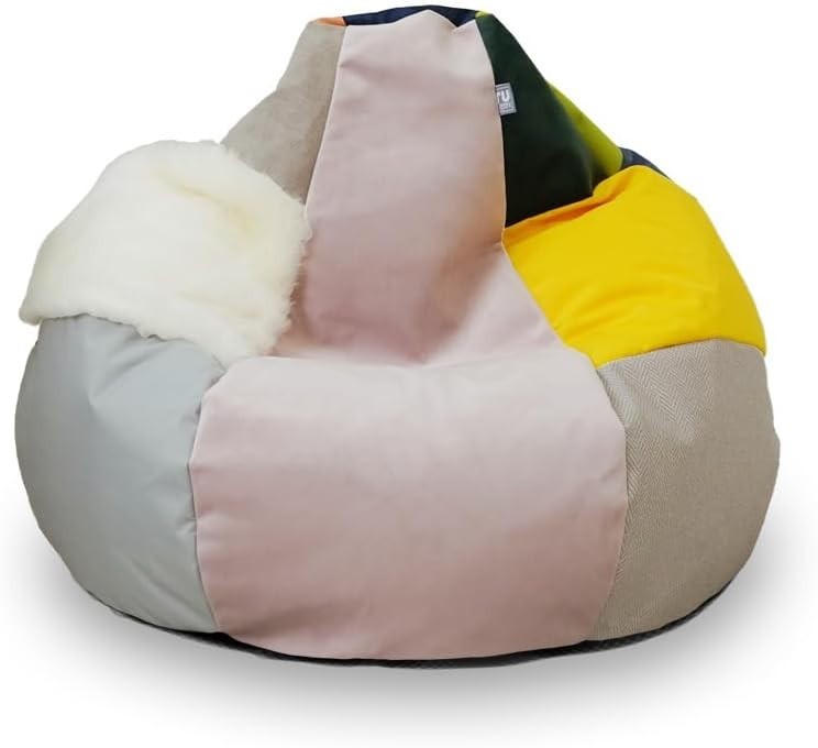 Kids Sensory Bean Bag Chair Soft Indoor Playroom Seat Lightweight Durable
