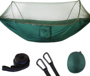 Outdoor Double Camping Hammock w/ Mosquito Net 290x140cm Portable Lightweight