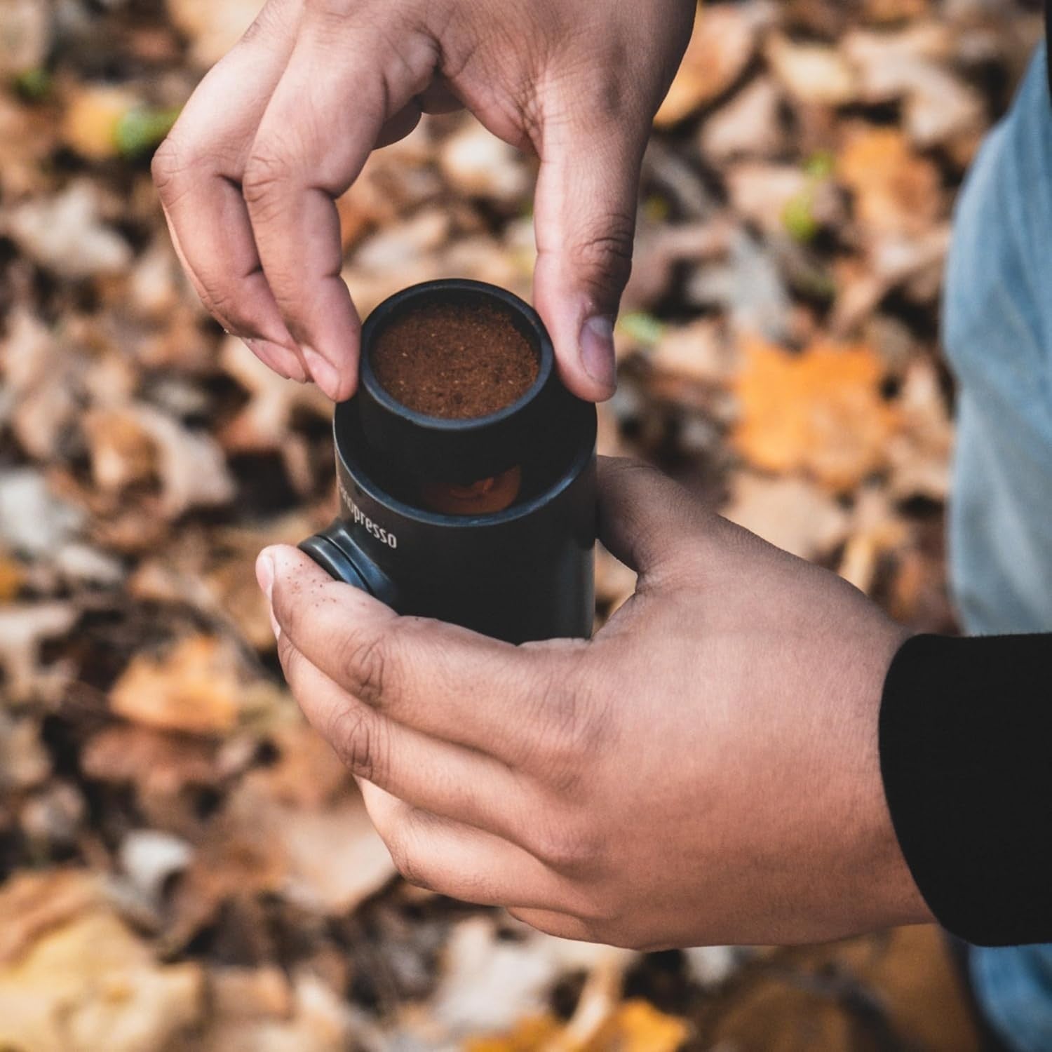 Portable Manual Espresso Maker | 18-Bar Pressure | Travel Coffee Machine
