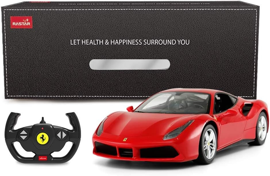 1:14 RC Car – Red 488 GTB Remote Control Toy Car for Kids & Boys