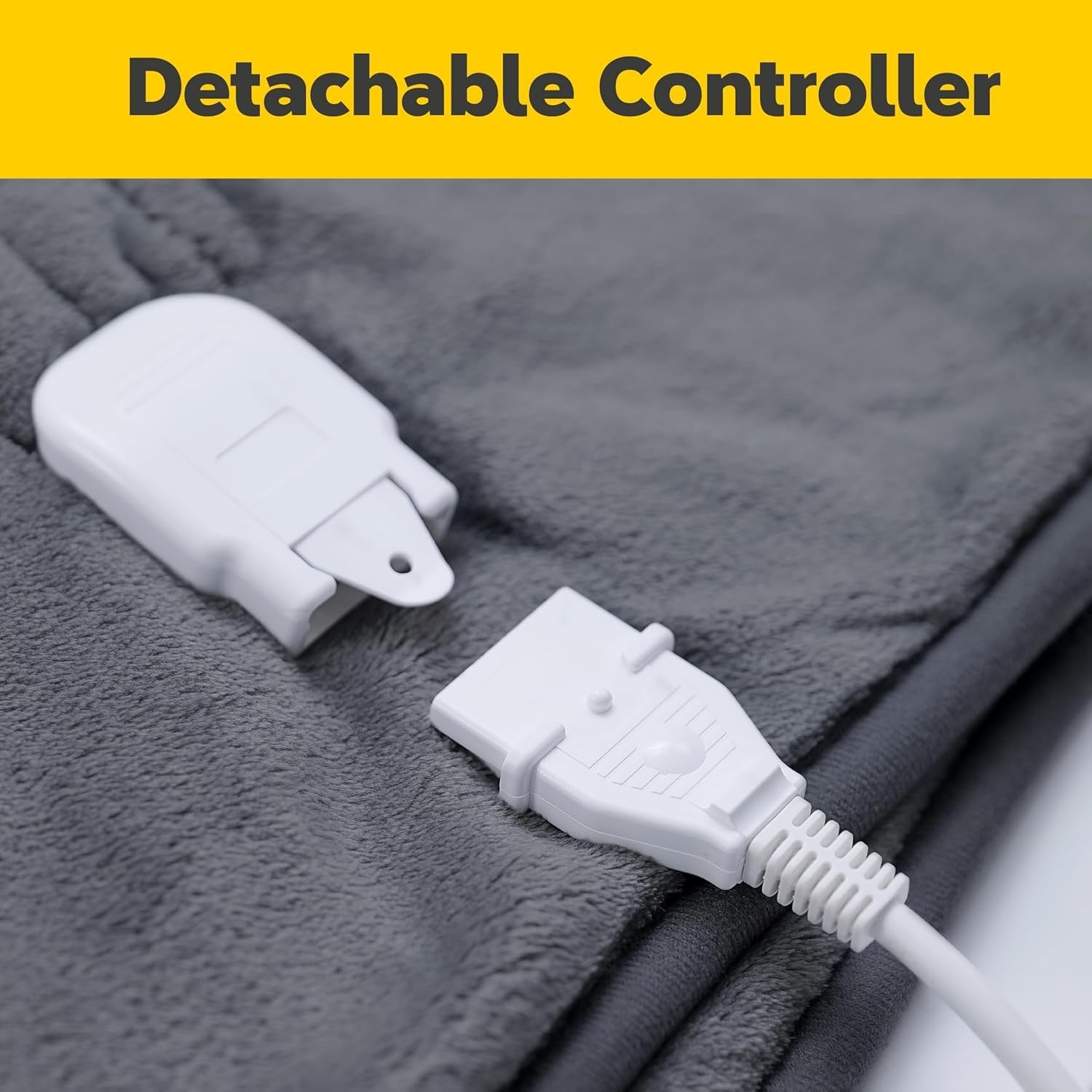 King Size Electric Heated Throw Dual Control 230x250cm Washable