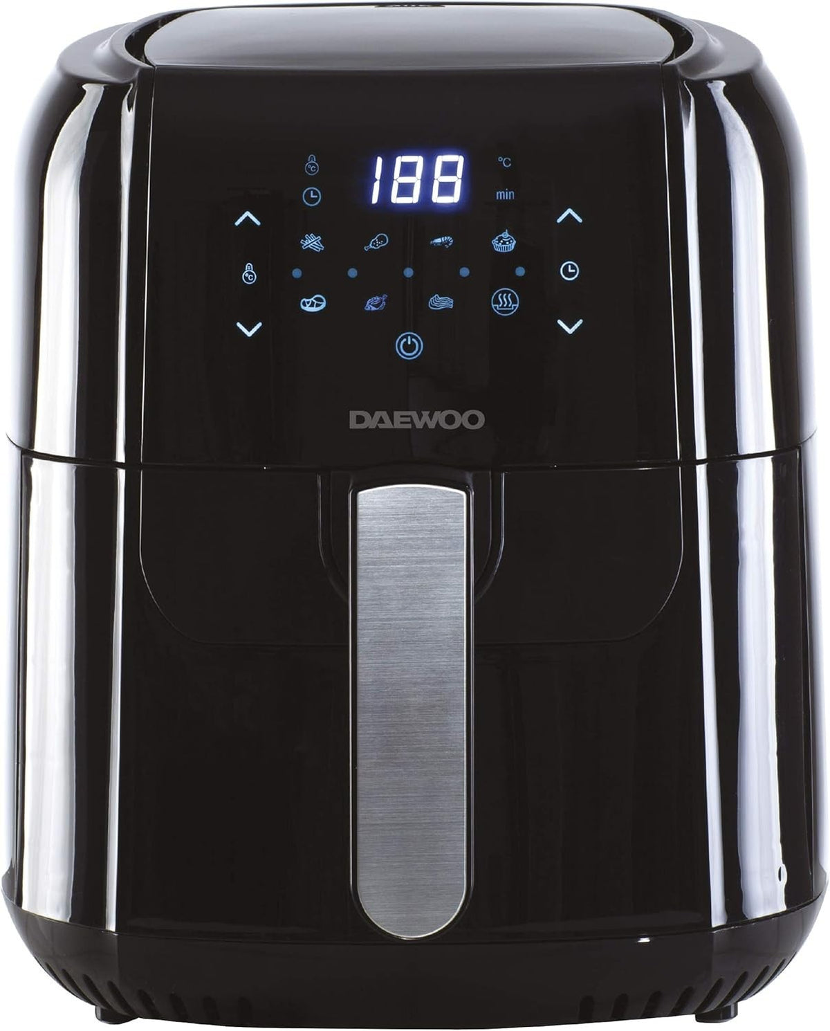 5.5L Digital Air Fryer Healthy Low-Fat Cooker No-Oil Fry Roast Bake Safety Timer