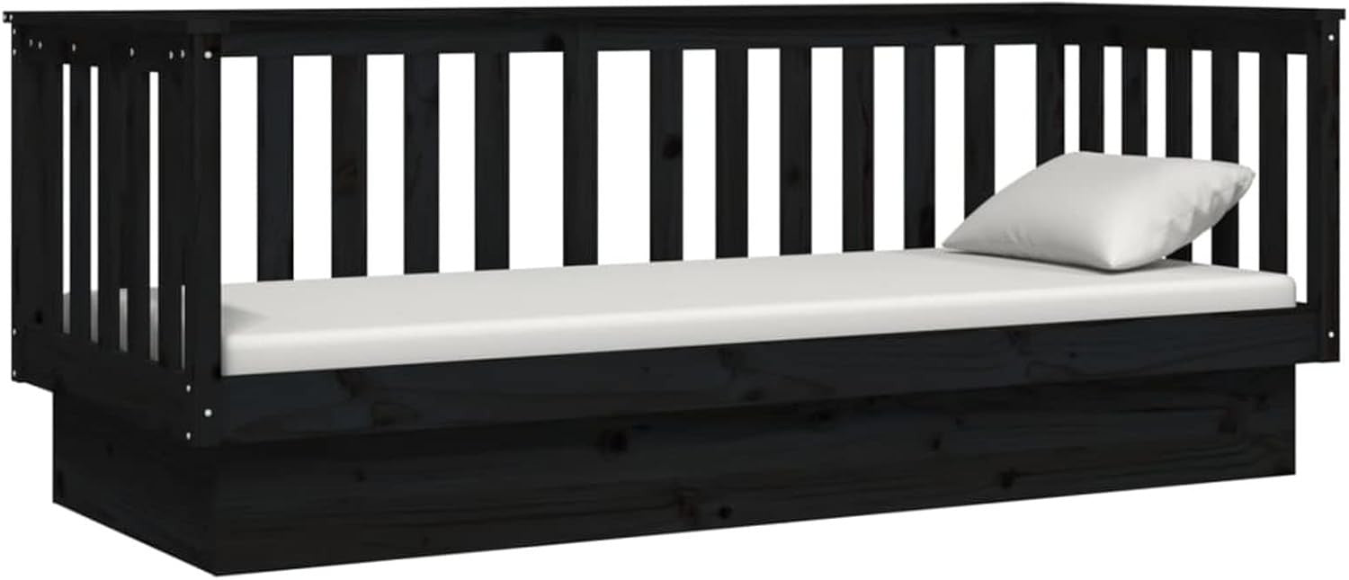 Solid Pine Wood Daybed Sofa Bed 90x190cm | Rustic Indoor & Outdoor Sofa