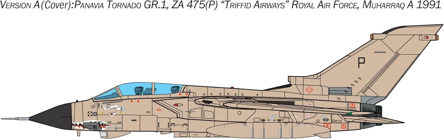 1:48 Scale Tornado GR.1 Gulf War Plastic Model Kit - Detailed Aircraft Build