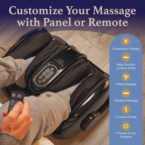 Shiatsu Foot Massager with Heat Deep Kneading Circulation Pain Relief