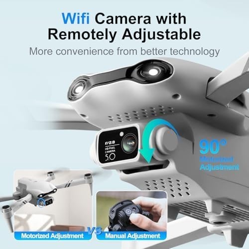 Jiakora F10 Drone 1080P Camera, Brushless Motor, Foldable RC Quadcopter