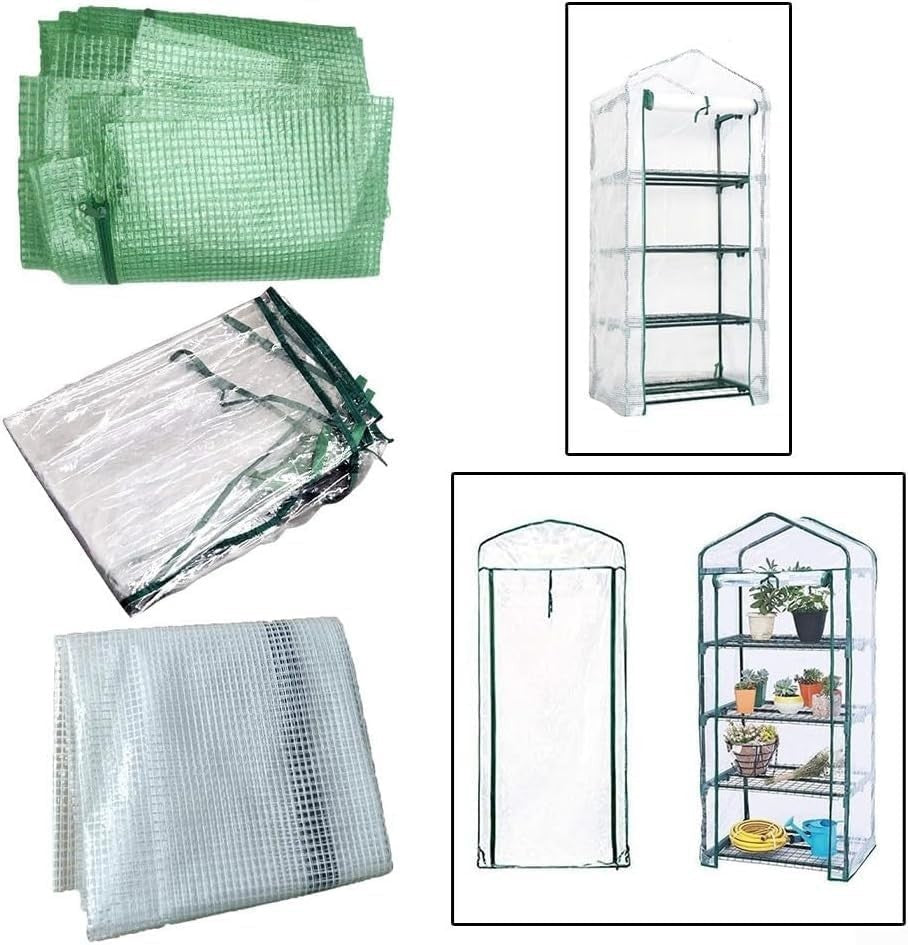 4 Tier Greenhouse Waterproof PVC Cover 160x70x50cm | Cold Frost Protection Tent