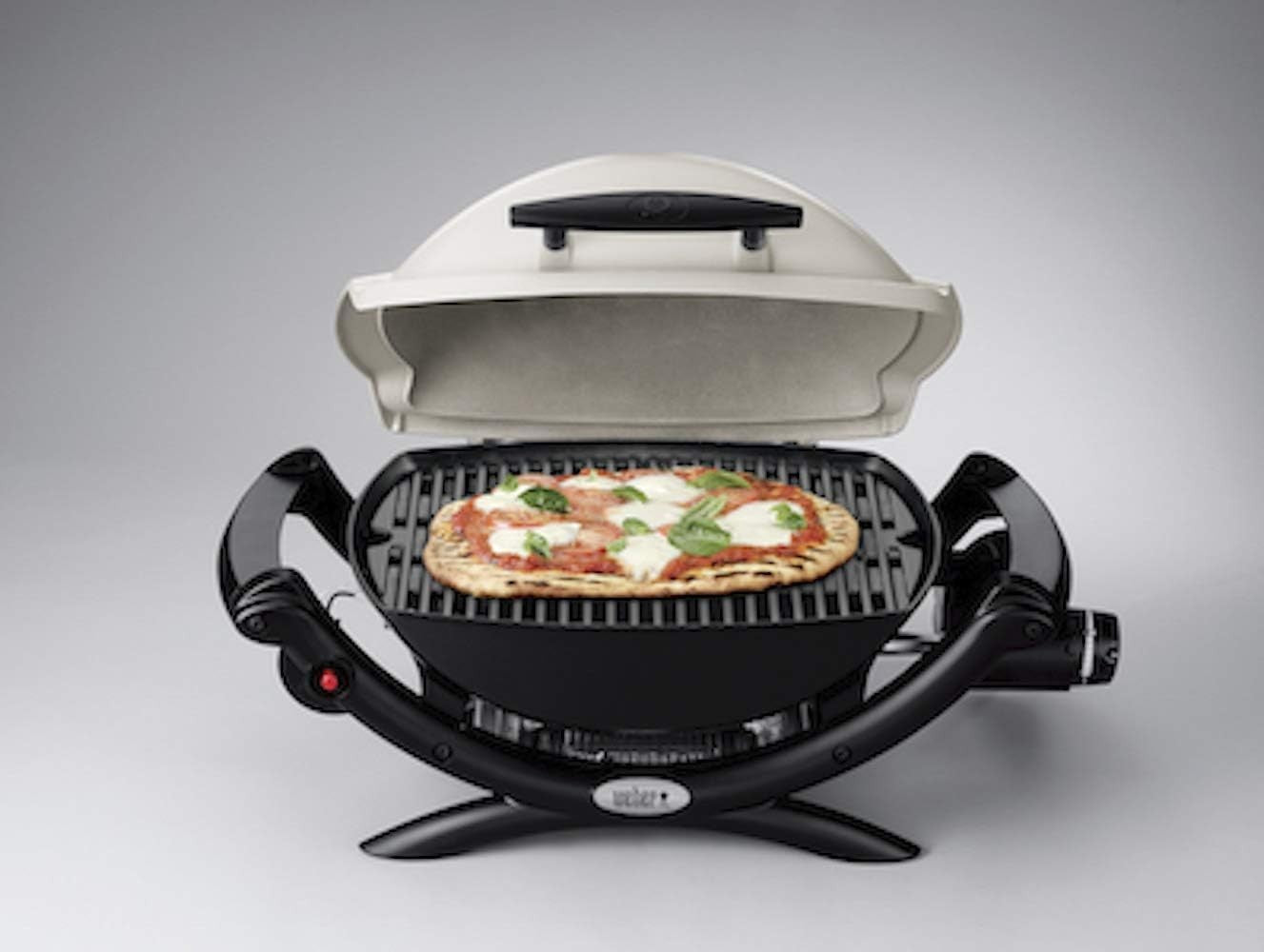 Portable Gas BBQ Grill with Cast Iron Grate & Aluminium Lid | Compact