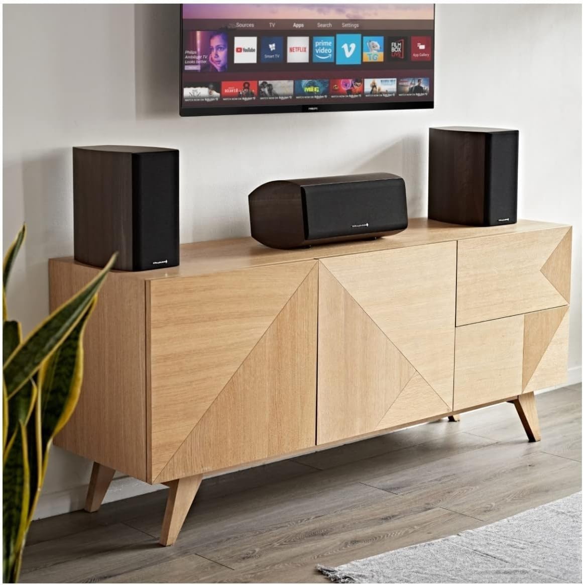Wharfedale Diamond 9.1 100W Bookshelf Speakers Pair Walnut Finish