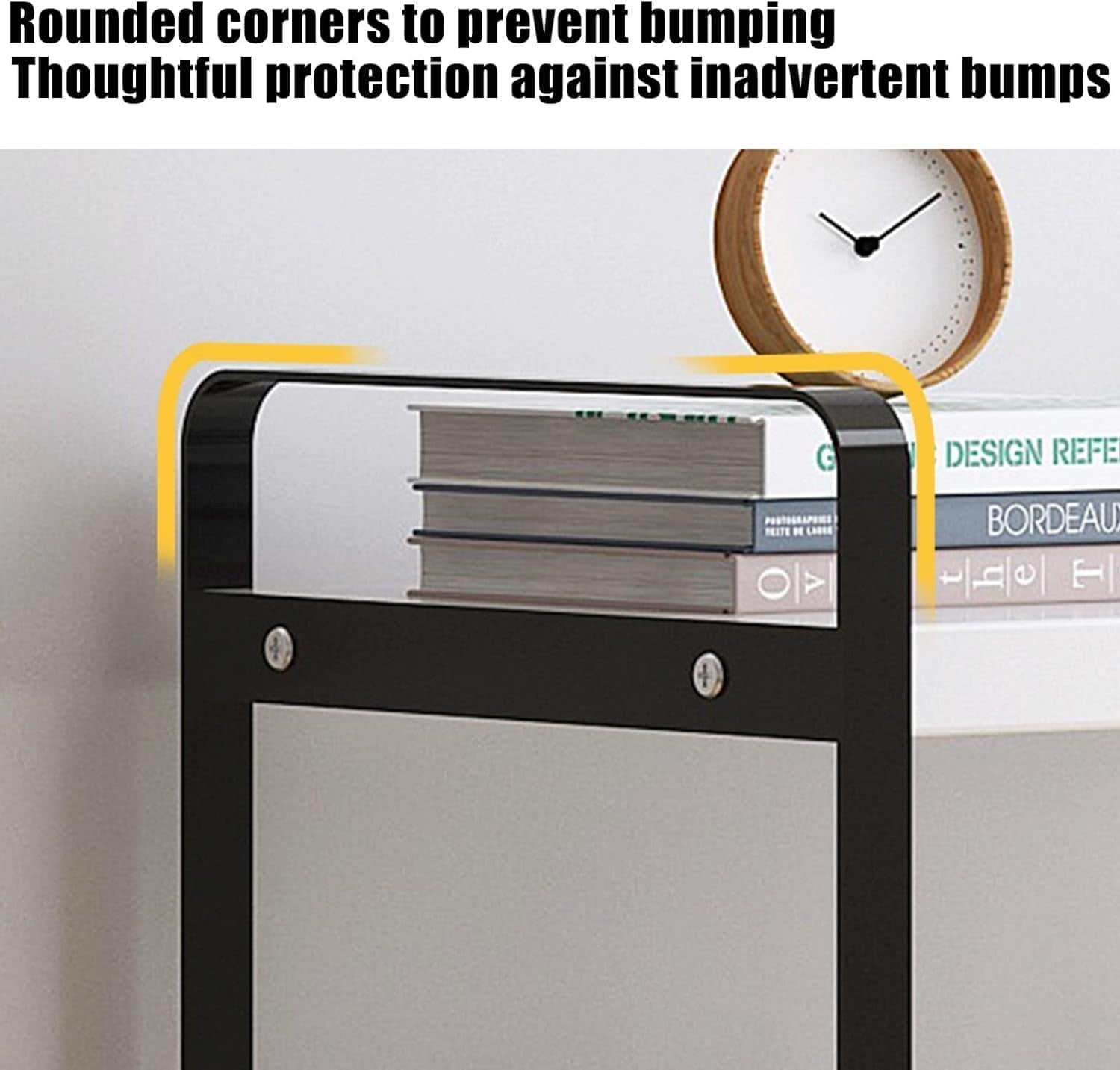 Wood Desk Shelf Organizer – Adjustable 2-Tier Desktop Storage Rack for Office