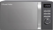 Grey 20L Digital Microwave 800W 5 Power Levels Auto Menus