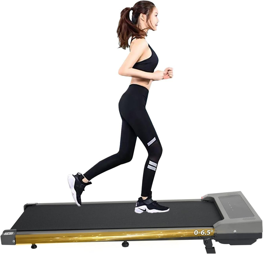 Foldable Under Desk Treadmill with Incline, App Control & Bluetooth