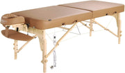 71cm Heated Massage Table Memory Foam Portable Spa Bed Folding Therapy Couch